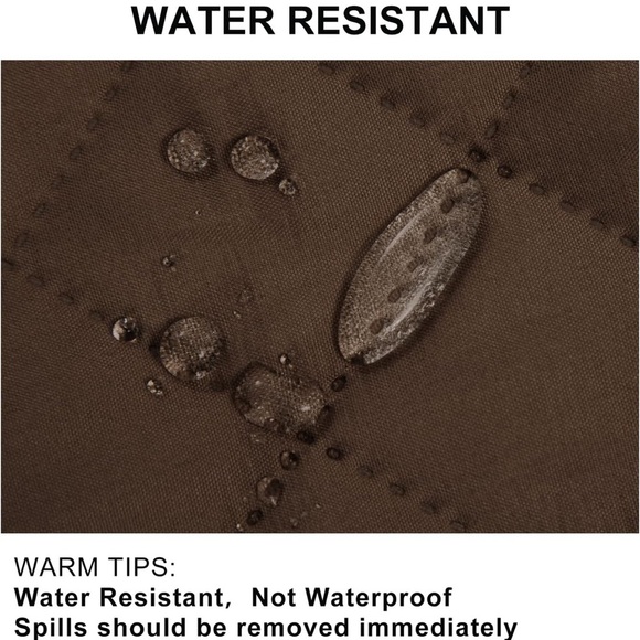 Chocolate Brown and Beige Reversible Sofa Cover, fits 54” loveseat - Picture 4 of 7